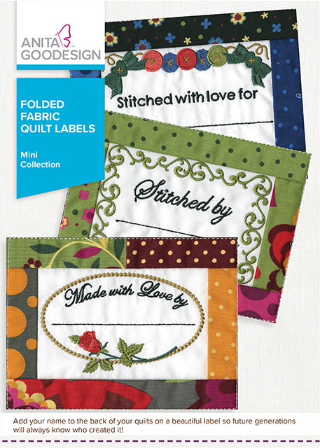 Mini - Folded Fabric Quilt Labels